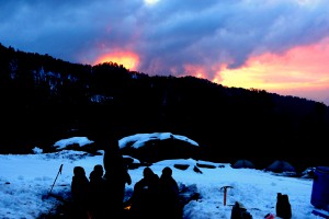 EVENING AT KHETRATAAL CAMPSITE